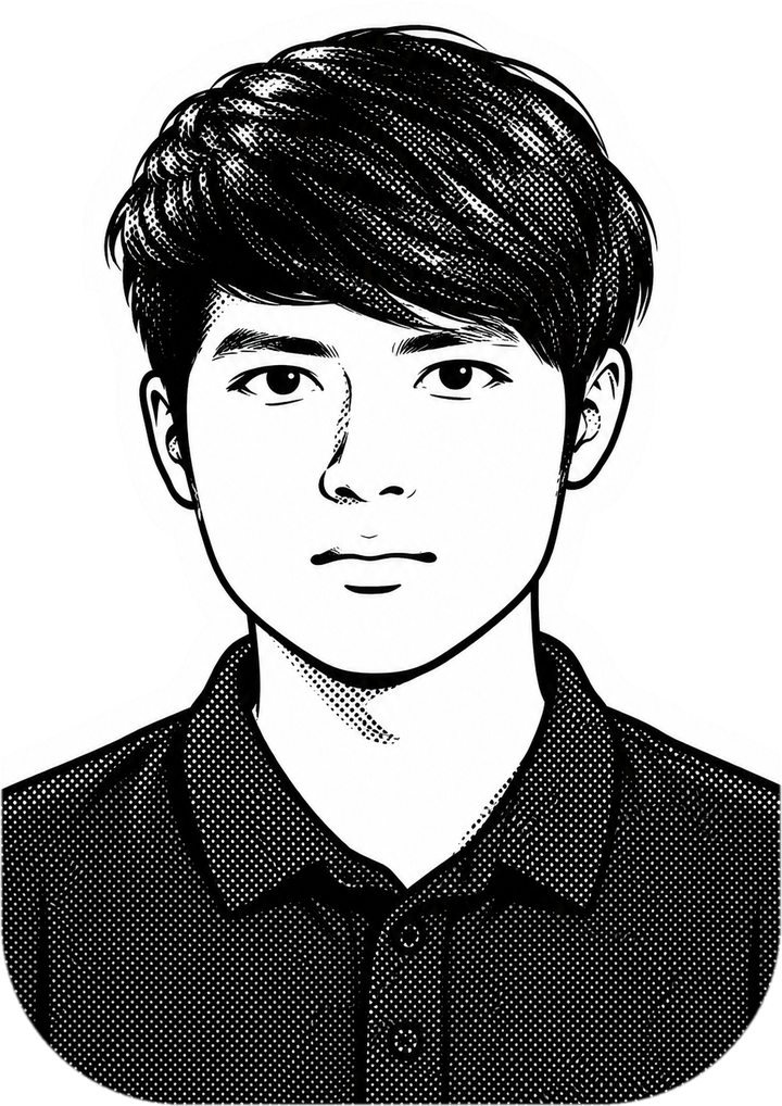 ภาพวาดสไตล์การ์ตูนของ Fluke Thammasat